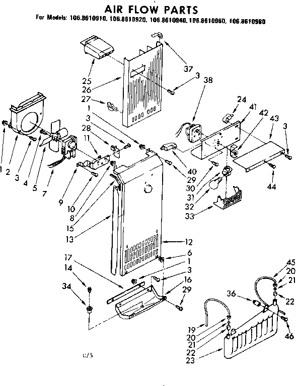 Air flow parts