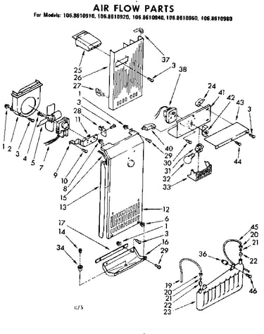 Air flow parts