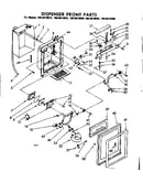 Dispenser front parts