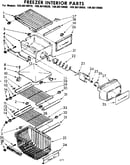 Freezer interior parts