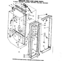 Kenmore 1068610911 breaker trim and liner parts diagram