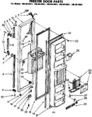 Freezer door parts
