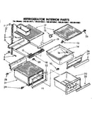 Refrigerator interior parts