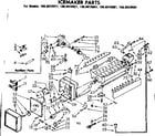 Kenmore 1068610941 icemaker parts diagram