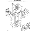 Kenmore 1068610912 air flow parts diagram
