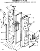 Freezer door parts