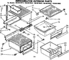 Kenmore 1068610982 interior parts diagram