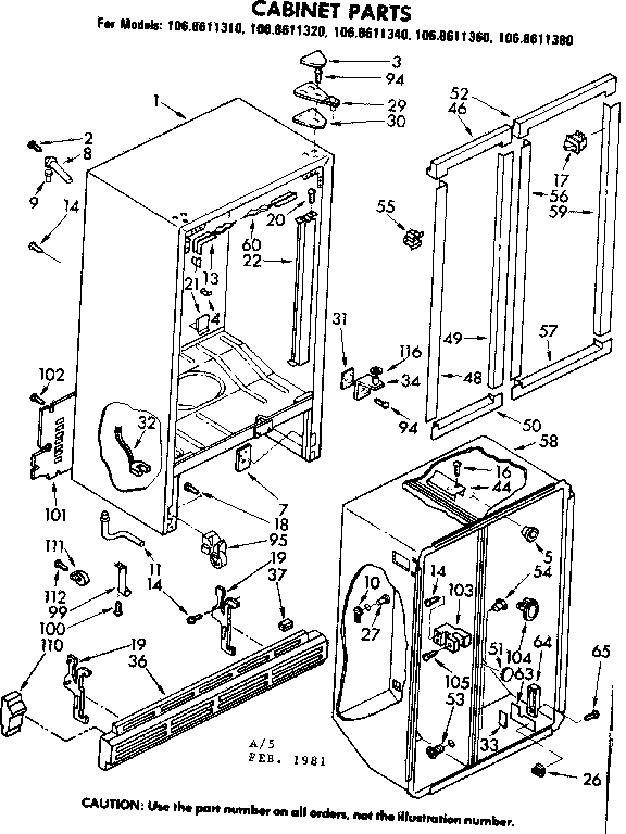 CABINET PARTS