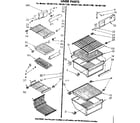 Kenmore 1068611360 liner parts diagram