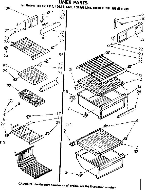 Liner parts