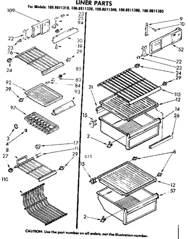 Liner parts