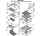 Kenmore 1068611361 liner parts diagram