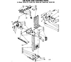 Kenmore 1068611382 air flow & control parts diagram