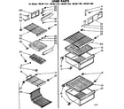 Kenmore 1068611382 liner parts diagram