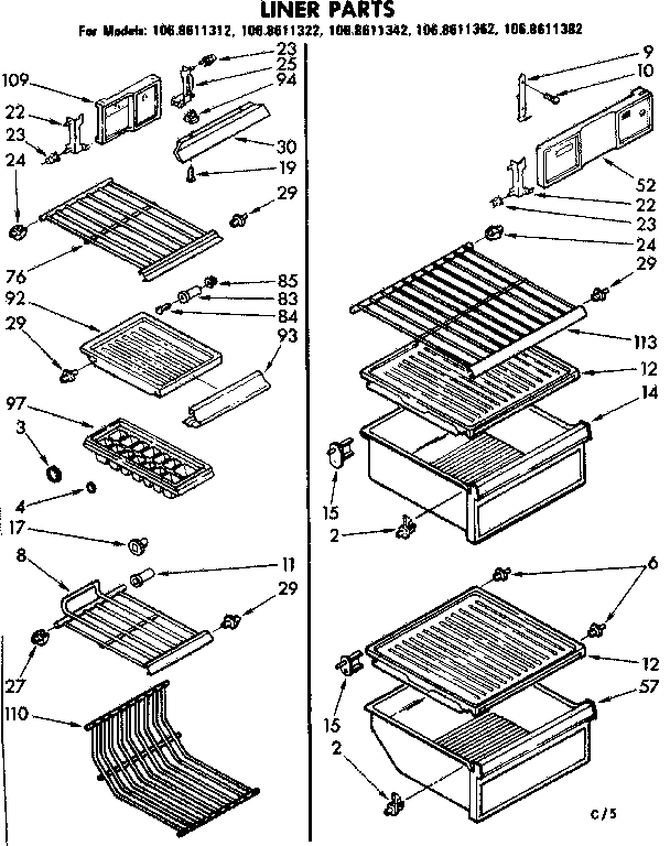 Liner parts