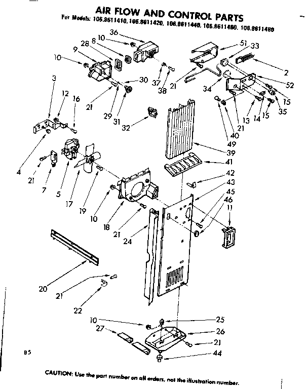 AIR FLOW AND CONTROL PARTS