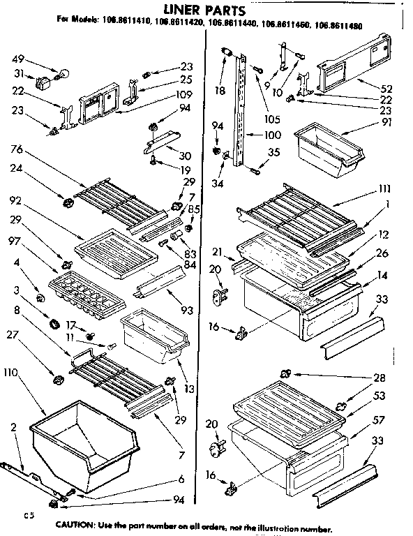 Liner parts