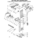 Kenmore 1068611462 air flow and control parts diagram
