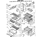 Kenmore 1068611412 liner parts diagram