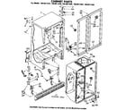 Kenmore 1068611560 cabinet parts diagram