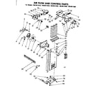 Kenmore 1068611540 air flow and control parts diagram