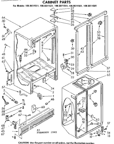Cabinet parts
