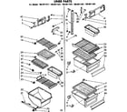Kenmore 1068611511 liner parts diagram