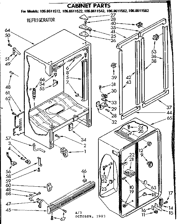 Cabinet parts