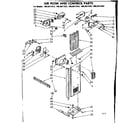 Kenmore 1068611582 air flow and control parts diagram
