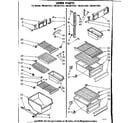 Kenmore 1068611542 liner parts diagram