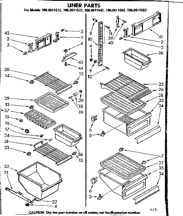 Liner parts