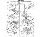 Kenmore 1068611610 liner parts diagram