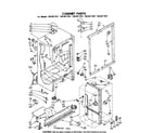 Kenmore 1068611621 cabinet parts diagram