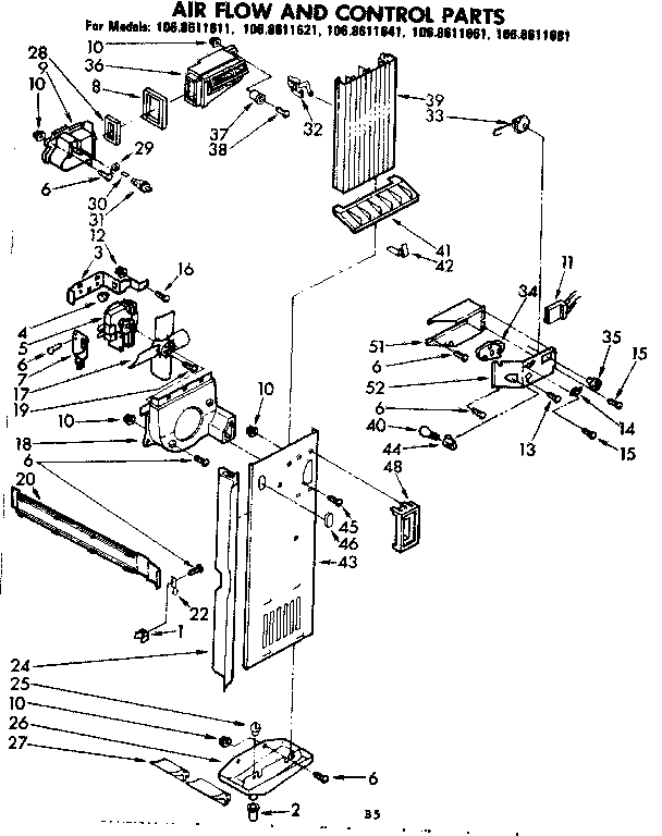 AIR FLOW AND CONTROL PARTS