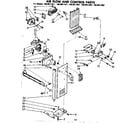 Kenmore 1068611621 air flow and control parts diagram