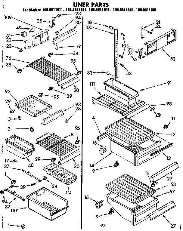 Liner parts
