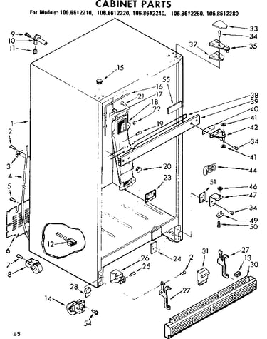 Cabinet parts