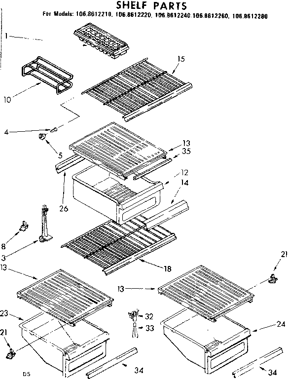 SHELF PARTS