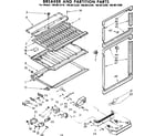 Kenmore 1068612240 breaker and partition parts diagram