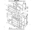 Kenmore 1068612211 door parts diagram