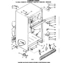 Kenmore 1068612211 cabinet parts diagram