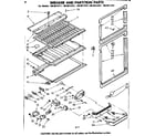 Kenmore 1068612211 breaker and partition parts diagram