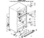 Kenmore 1068612980 cabinet parts diagram