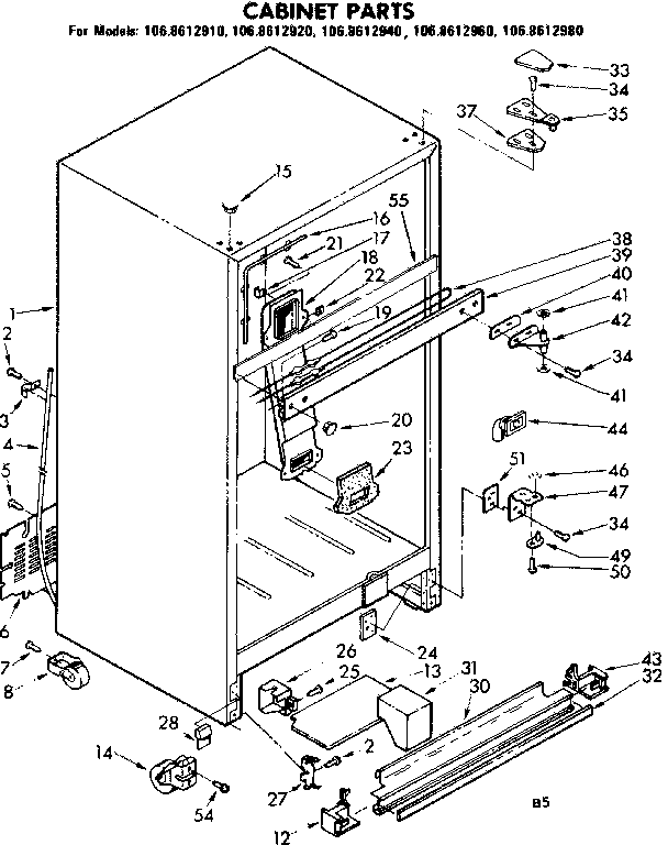 Cabinet parts