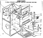 Kenmore 1068612910 liner parts diagram
