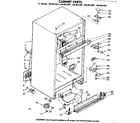 Kenmore 1068612911 cabinet parts diagram