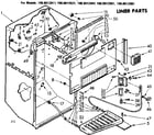 Kenmore 1068612911 liner parts diagram