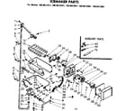 Kenmore 1068612911 icemaker parts diagram