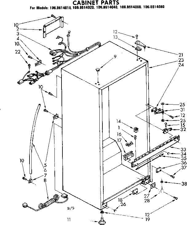 Cabinet parts