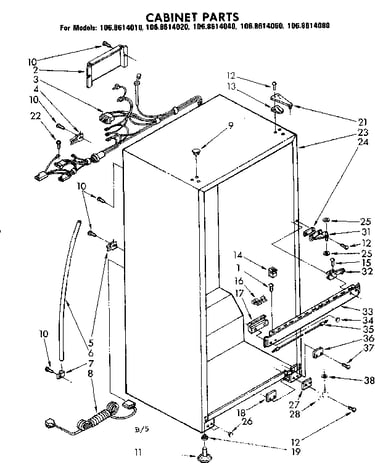 Cabinet parts